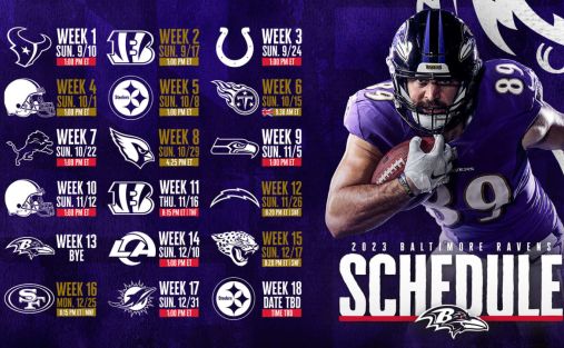 Ravens Record 2023 Printable